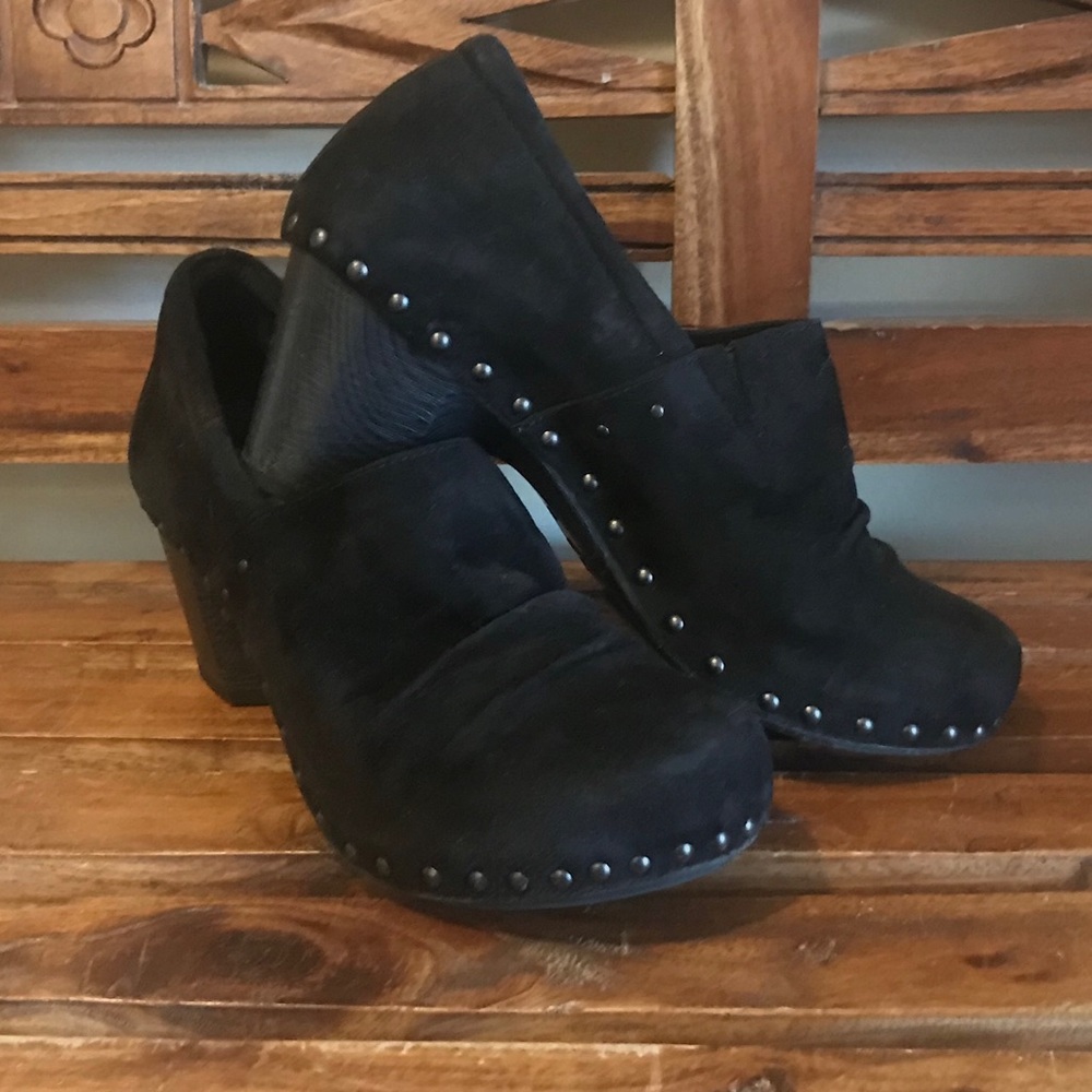 DANSKO Black Suede Studded Shoes